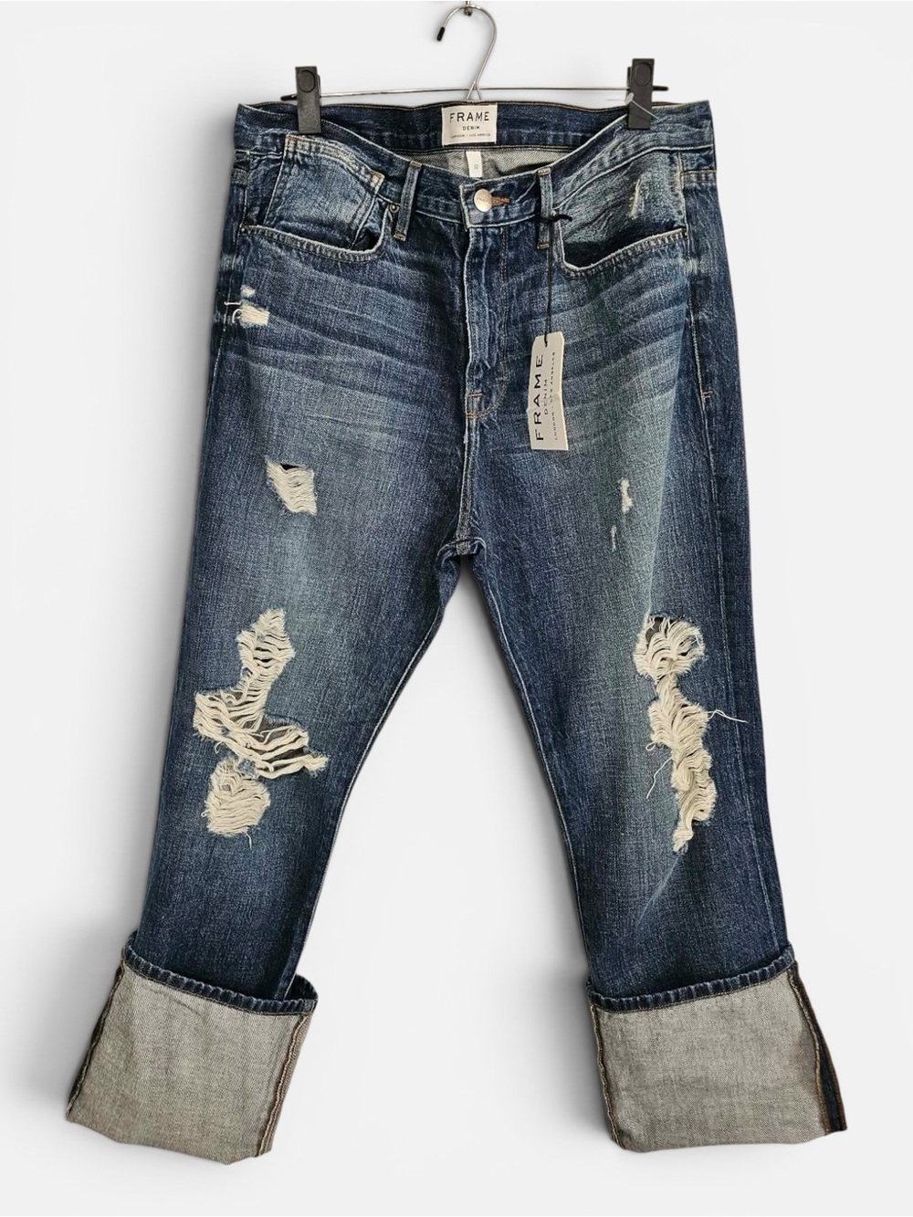 Frame Denim Oversized Cuff in Tamarack - Picture 2 of 3